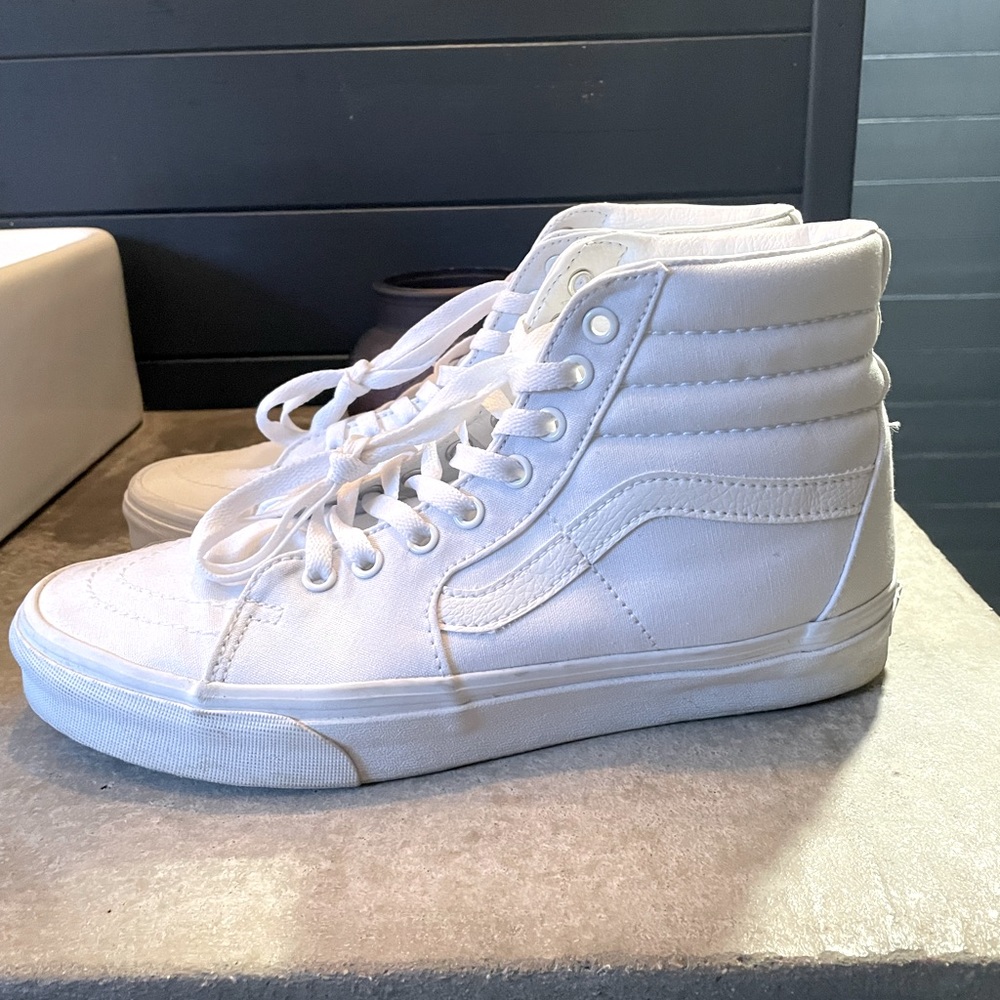 Women’s high top vans.